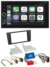 Blaupunkt 2DIN Bluetooth DAB USB DVD MP3 Autoradio für Audi A4 99-01 B5 Symphony
