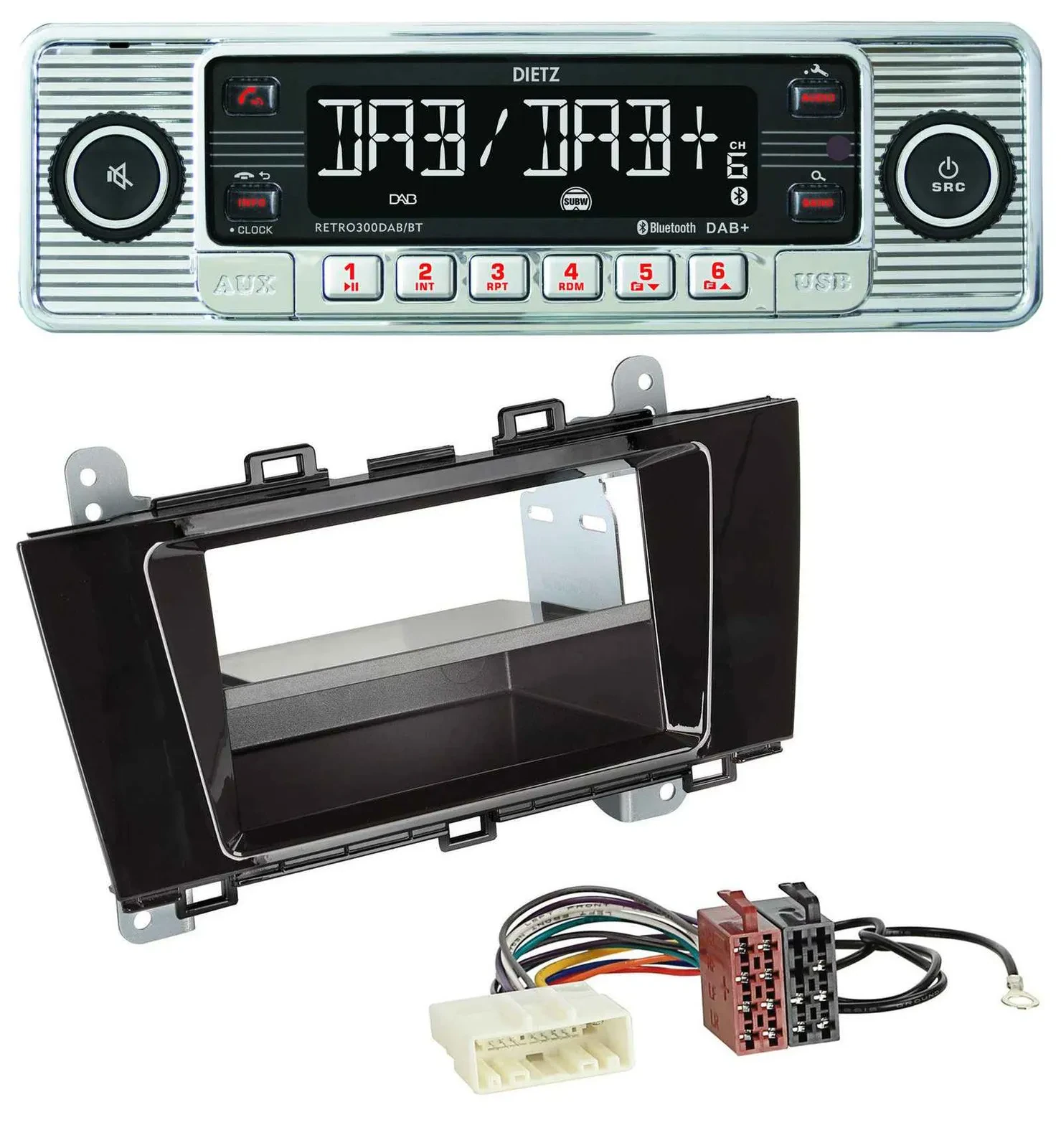 Dietz Bluetooth MP3 DAB USB Autoradio für Subaru Outback (ab 2015)