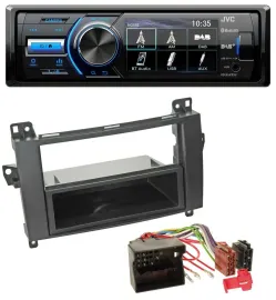 JVC Bluetooth MP3 USB DAB Autoradio für Mercedes A-Klasse 04-12 W169 C169
