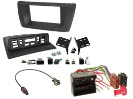Einbauset Doppel DIN Autoradio für BMW X3 E83 2004-2010 mittig