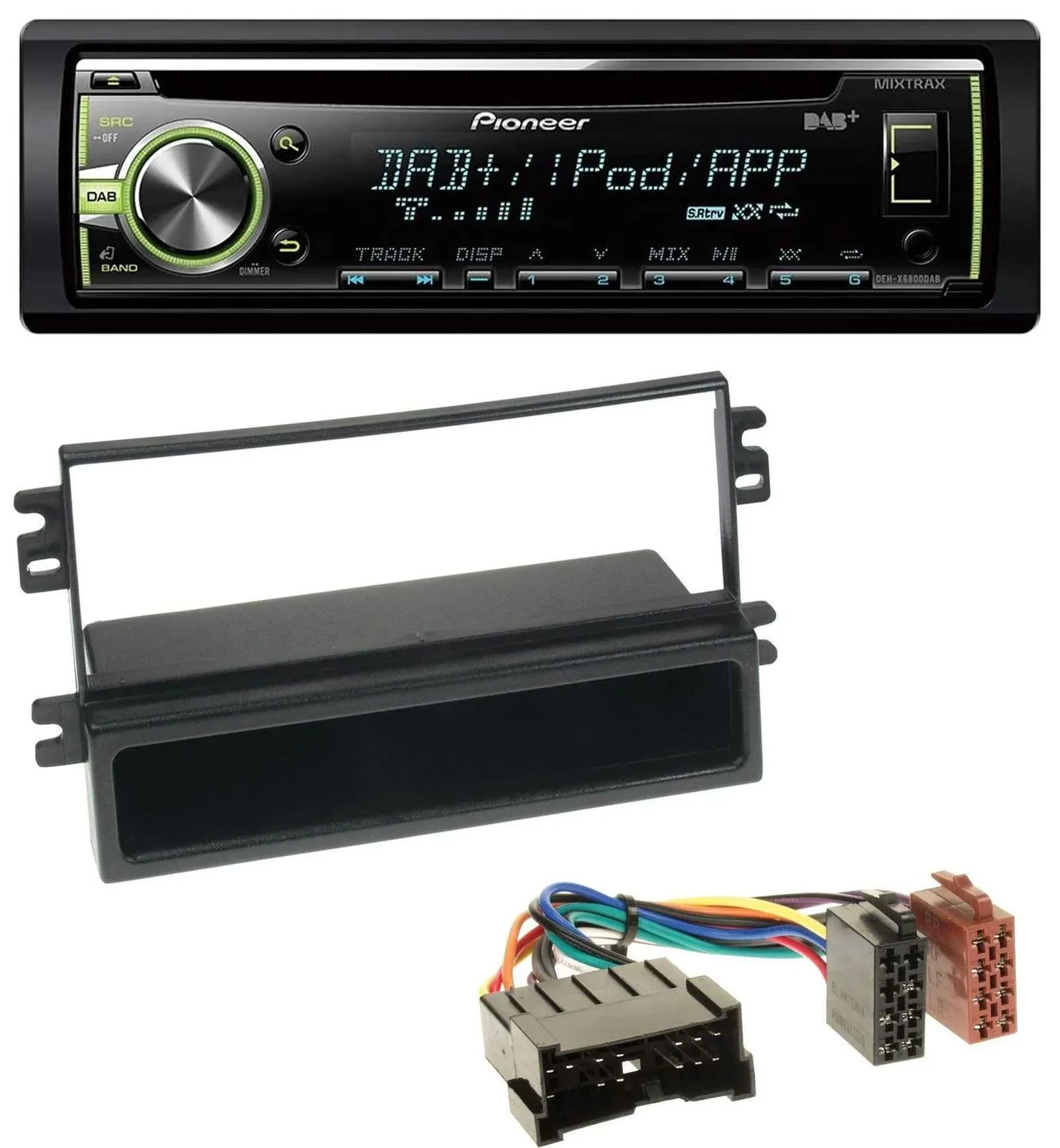 Автомагнитола Pioneer DAB, USB, MP3, AUX, CD для Kia Carens II (2004–2006)