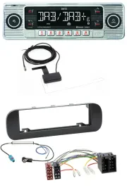 Автомагнитола Dietz Bluetooth, USB, MP3, DAB для Fiat Panda (с 2012), черная