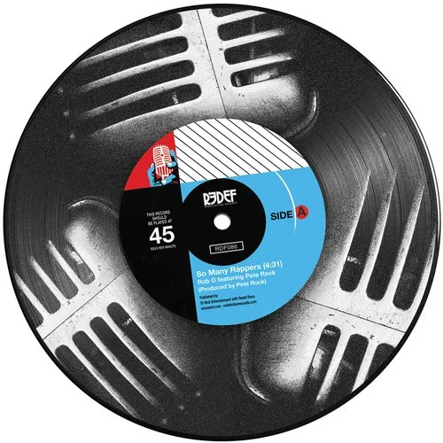 Виниловая пластинка Rob O / Pete Rock – So Many Rappers, 7", Picture Disc (Релиз 2017)