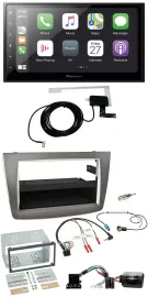 Автомагнитола Pioneer 2DIN, USB, Bluetooth, DAB, совместима с Alfa Romeo Mito 2008–2014