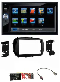 Blaupunkt SD Bluetooth 2DIN MP3 USB AUX Autoradio für Fiat 500X (ab 2015)