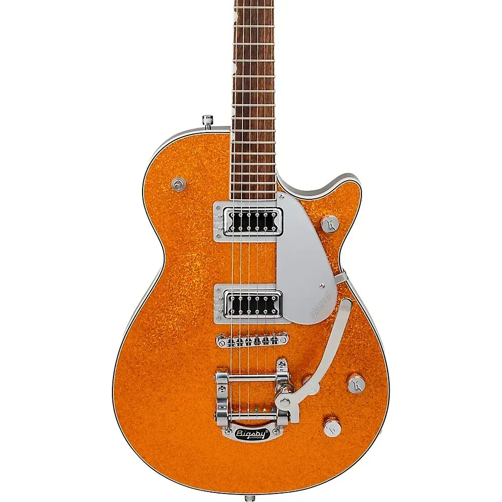 Электрогитара Gretsch G5230T Electromatic Sparkle Jet FT Single-Cut Gold Sparkle с Bigsby