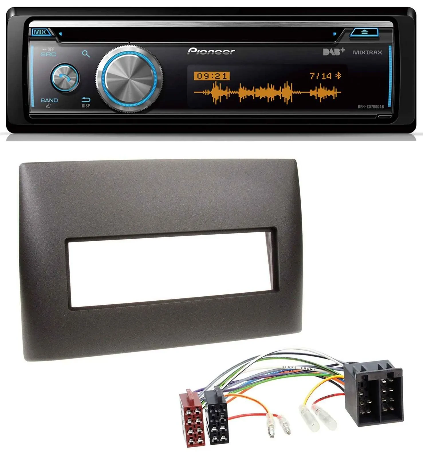 Автомагнитола Pioneer для Fiat Stilo (192, 2001–2008) MP3, DAB, USB, CD, Bluetooth