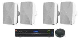 Настенная акустика JBL WET-7020W White с усилителем (4 штуки)