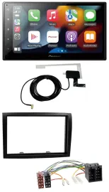 Pioneer MP3 USB Bluetooth DAB 2DIN Autoradio für Fiat Ducato Citroen Jumper Peug