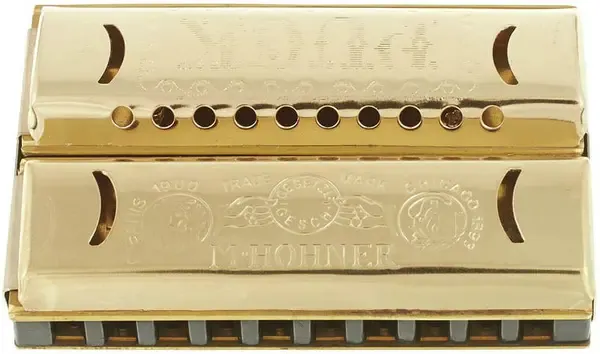 Губная гармошка диатоническая Hohner Historic Collection Double Side Puck С/G