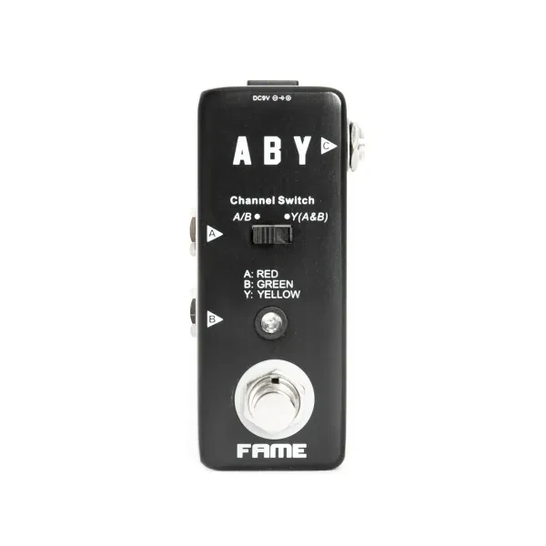 Mini ABY, A/B/Y Box Effektgerät, Signal-Routing, AB/Y-Modus, Passiv