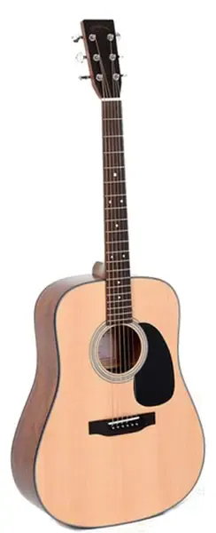 Электроакустическая гитара Sigma Guitars SDM-STE All-Solid Dreadnought Satin Natural