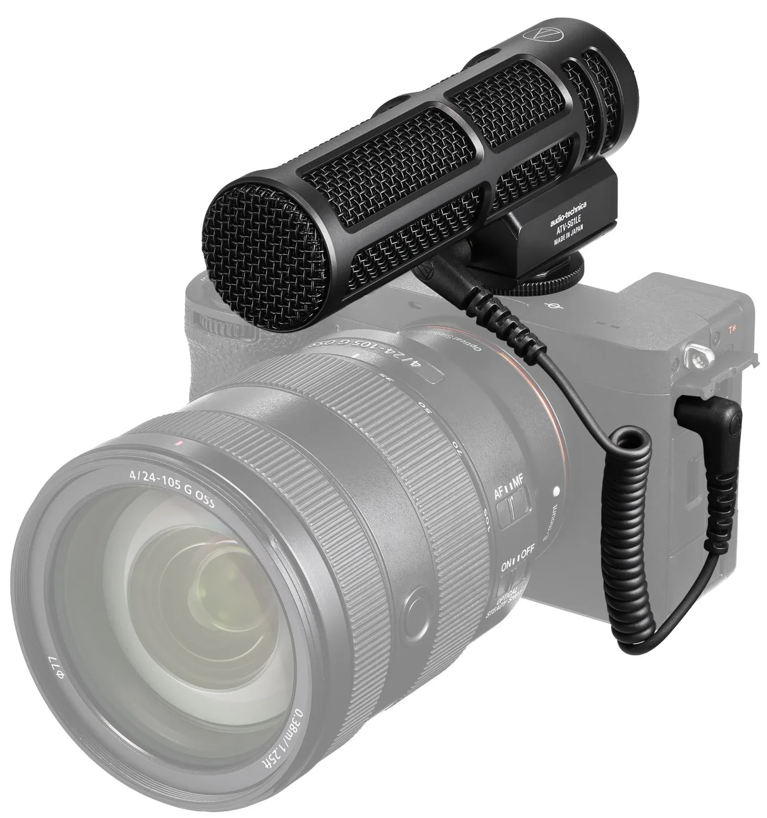 Микрофон-пушка для камеры Audio-Technica ATV-SG1LE Mono, Plug-in Power