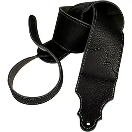 Гитарный ремень Franklin Strap 3" Original Black Leather Guitar Strap Black