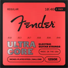 Fender Ultracore NPS 3-Pack Regular 1250 Electric Guitar Strings 10-46