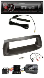 Автомагнитола для Fiat Punto 1999–2005 Pioneer 1DIN, DAB, USB, MP3, поддержка кнопок на руле