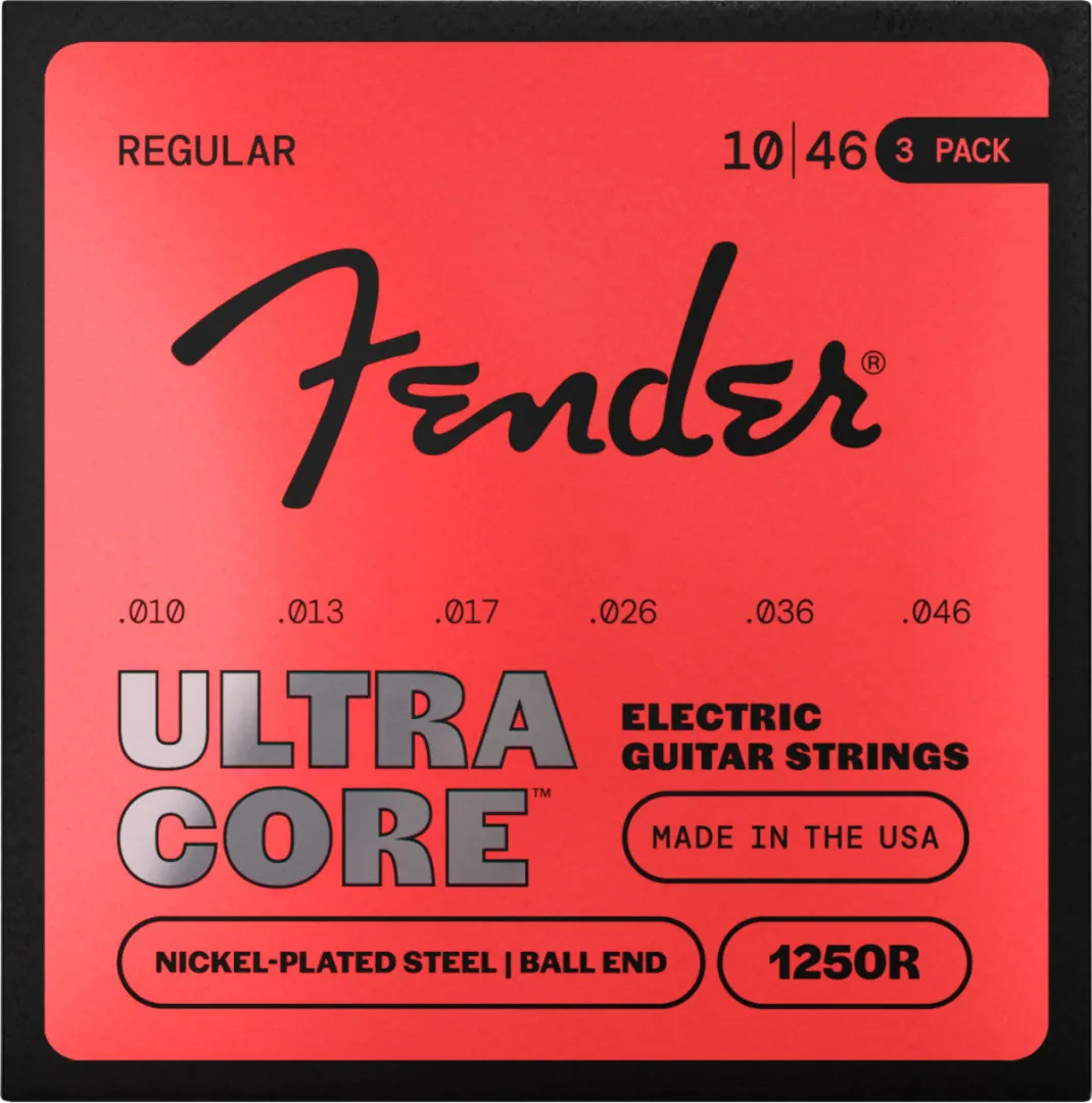 Fender Ultracore NPS 3-Pack Regular 1250 Electric Guitar Strings 10-46