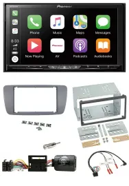 Pioneer 2DIN Lenkrad USB DAB DVD Bluetooth Autoradio für Seat Ibiza ab 08 conema