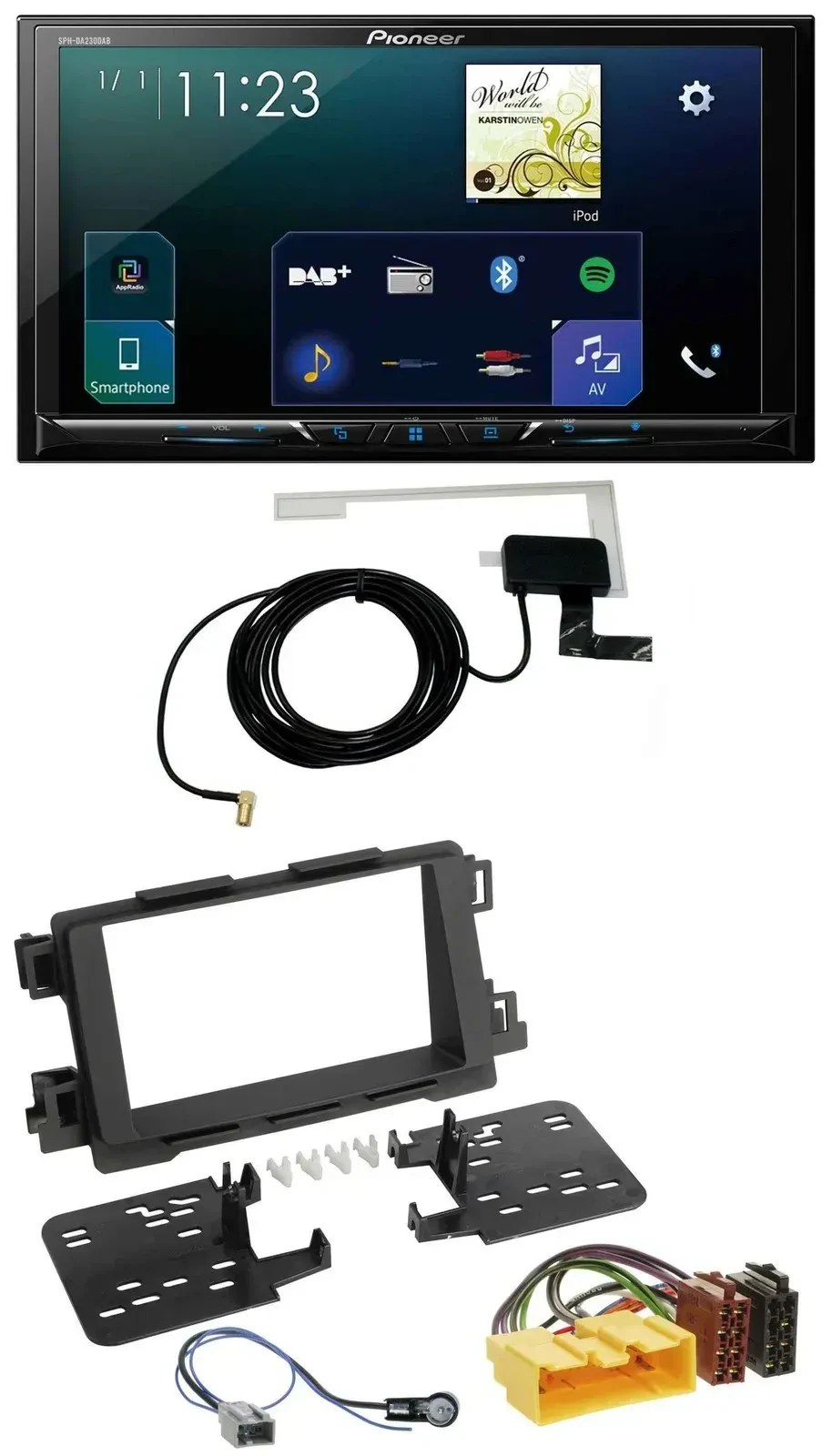 Автомагнитола для Mazda 6 (2013–2015) и CX-5 (с 2012) Pioneer 2DIN, DAB, USB, MP3, Bluetooth