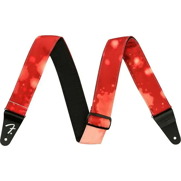 Гитарный ремень Fender Tie Dye Acid Wash Strap Red 2 in.