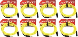 Коммутационный кабель Rockville RCXMB20-Y Yellow 6.1 м (8 штук)