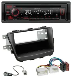Автомагнитола для Kia Sorento II XM Facelift (2012–2015) Kenwood CD/MP3, USB, Bluetooth, DAB