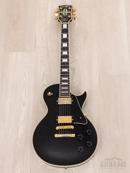 Электрогитара Orville by Gibson Les Paul Custom LPC-EB HH Black Beauty w/case Japan 1989