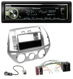 Pioneer DAB USB MP3 AUX CD Autoradio für Hyundai i20 (12-14) man. Klima