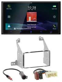 JVC USB Bluetooth 2DIN DAB MP3 Autoradio für Nissan Pathfinder 04-07