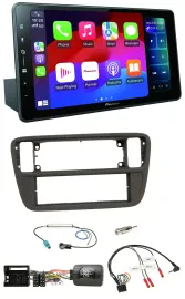 Pioneer Bluetooth DAB Lenkrad USB Autoradio für VW Up AA AAN 11-16 schwarz