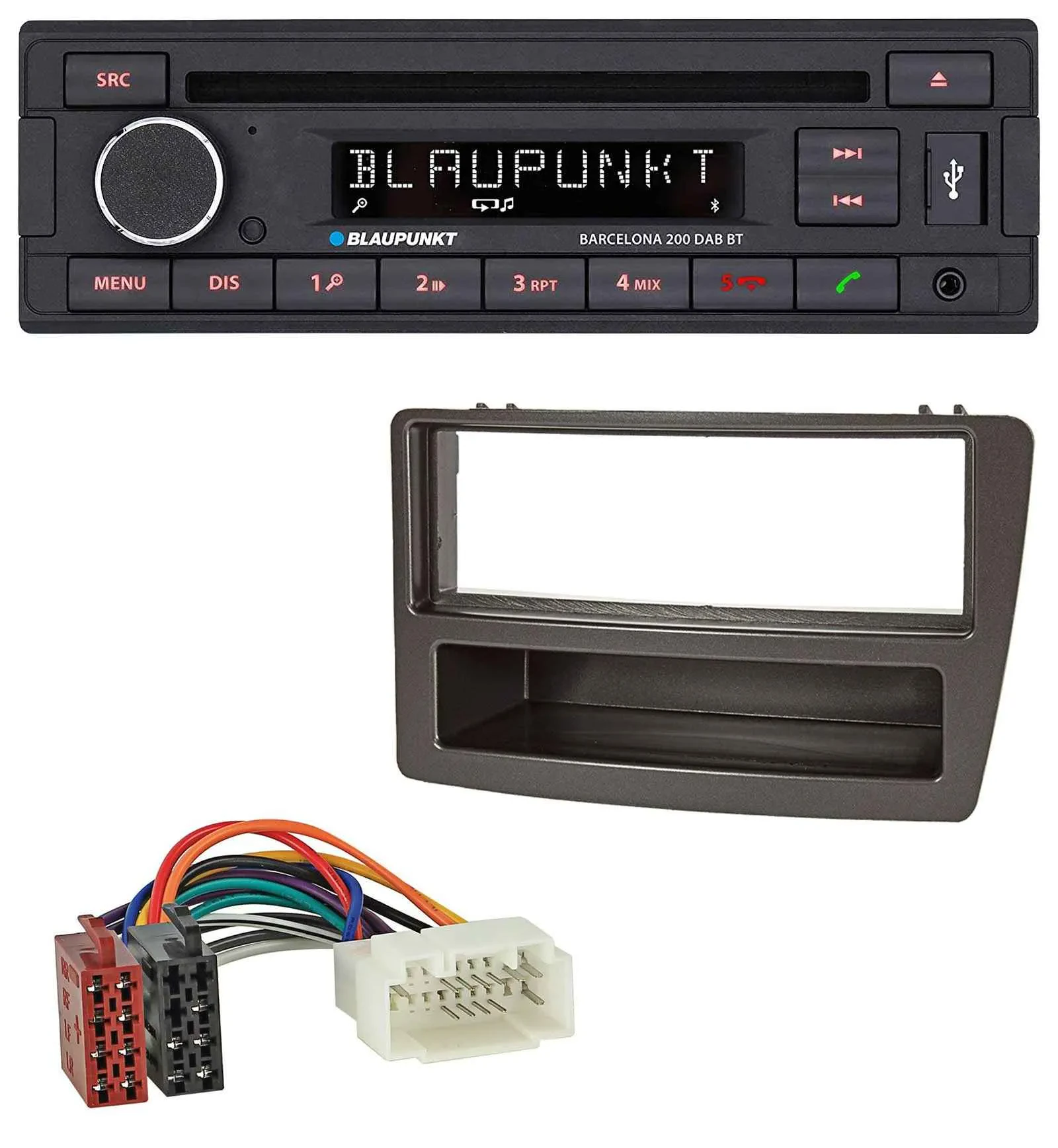 Blaupunkt USB DAB CD Bluetooth MP3 Autoradio für Honda Civic 04-06 autom. Klima