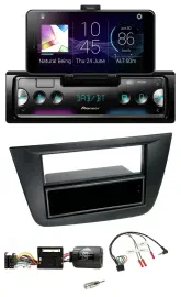 Pioneer USB Lenkrad Bluetooth DAB Autoradio für Seat Altea Toledo 2004-2009 schw
