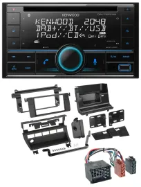 Автомагнитола для BMW 3 Series 1999–2001 (панель с 5 переключателями) Kenwood 2DIN, CD, DAB, USB, MP3, Bluetooth