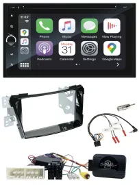 Blaupunkt USB DAB Bluetooth 2DIN TMC Lenkrad Navigation für Hyundai i40 ab 16 VF