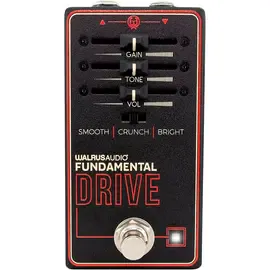 Педаль эффектов для электрогитары Walrus Audio Fundamental Series: Overdrive Effects Pedal Black