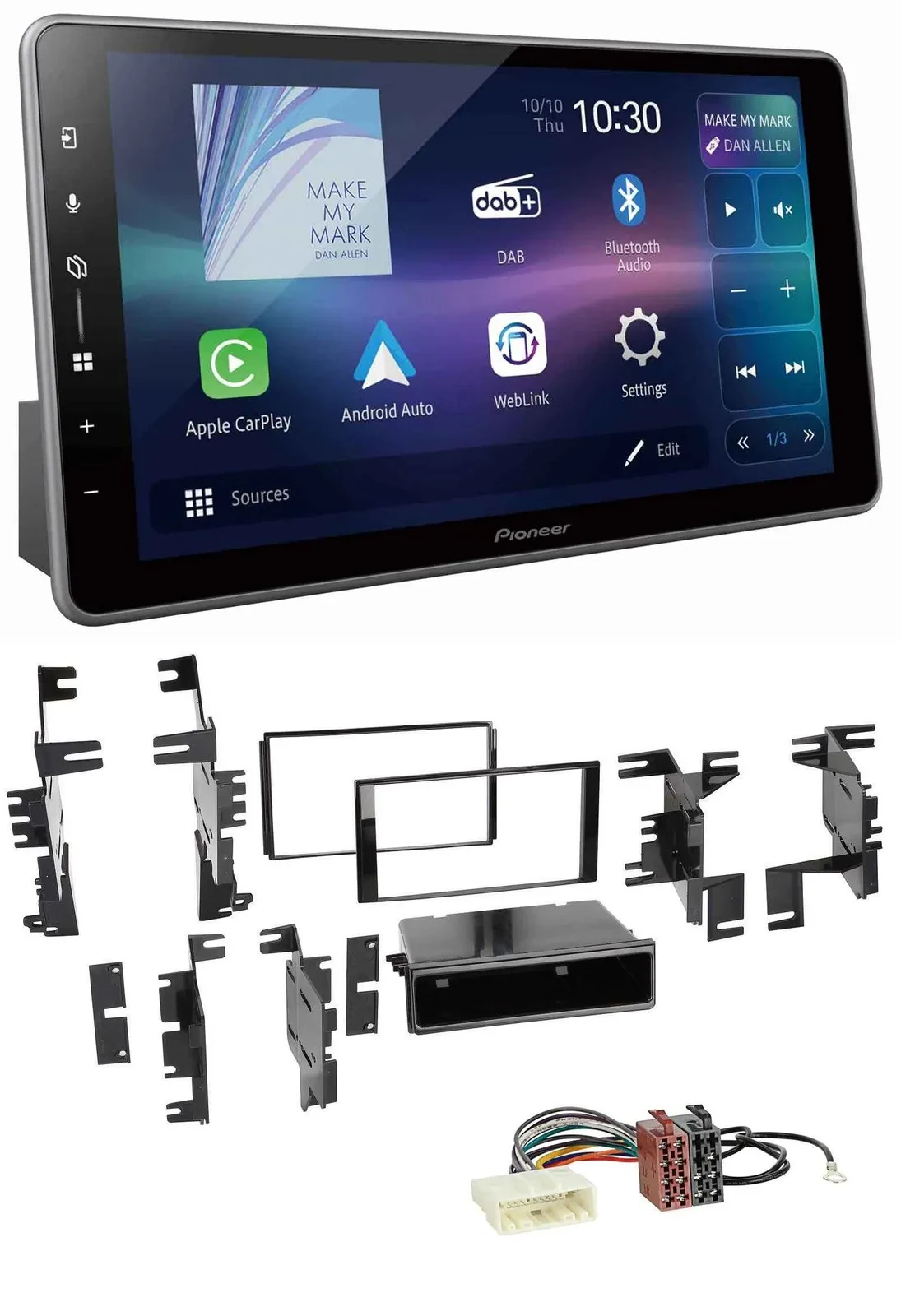 Автомагнитола для Nissan Pioneer Bluetooth, USB, DAB, MP3