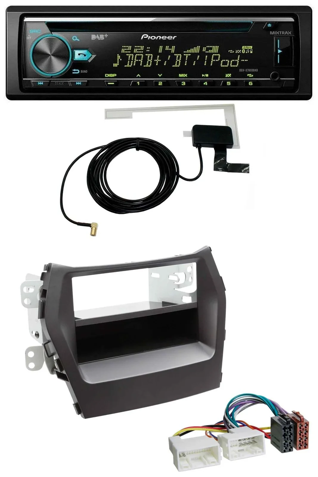 Автомагнитола для Hyundai Santa Fe (с 2012) Pioneer CD USB DAB MP3 AUX