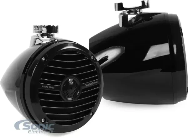 Rockford Fosgate RM1652W-MB 150W 6.5" Marine Wakeboard Tower Speakers