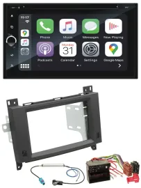 Blaupunkt 2DIN Bluetooth DAB USB DVD MP3 Autoradio für Mercedes Vito Viano 06-14