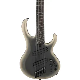 Ibanez BTB605MS BW Multi-Scale 5-S Bass Guitar, Panga Panga, Solar Eclipse Matte