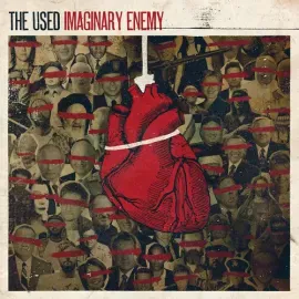 Виниловая пластинка The Used – Imaginary Enemy (Релиз 2014), оранжевый, чёрный и белый свирл