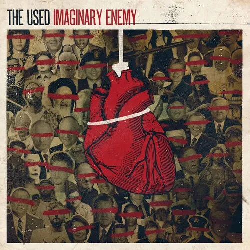 Виниловая пластинка The Used – Imaginary Enemy (Релиз 2014), оранжевый, чёрный и белый свирл