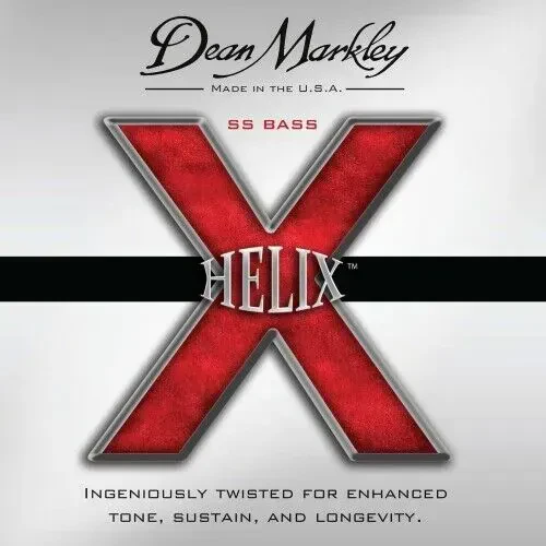 Струны для бас-гитары Dean Markley Helix SS 2615B 5MED 5-струнные 50-128 нержавеющая сталь круглая намотка круглая сердцевина