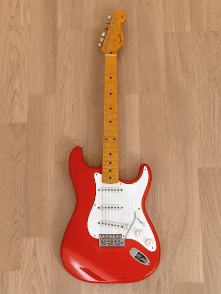 Электрогитара Fender Stratocaster '57 Vintage Reissue ST57-58US Fiesta Red w/gigbag Japan 2002