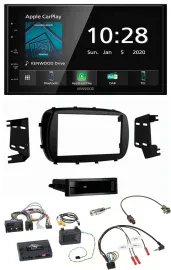 Автомагнитола для Fiat 500X (с 2014) Kenwood 2 DIN, Bluetooth, DAB, USB