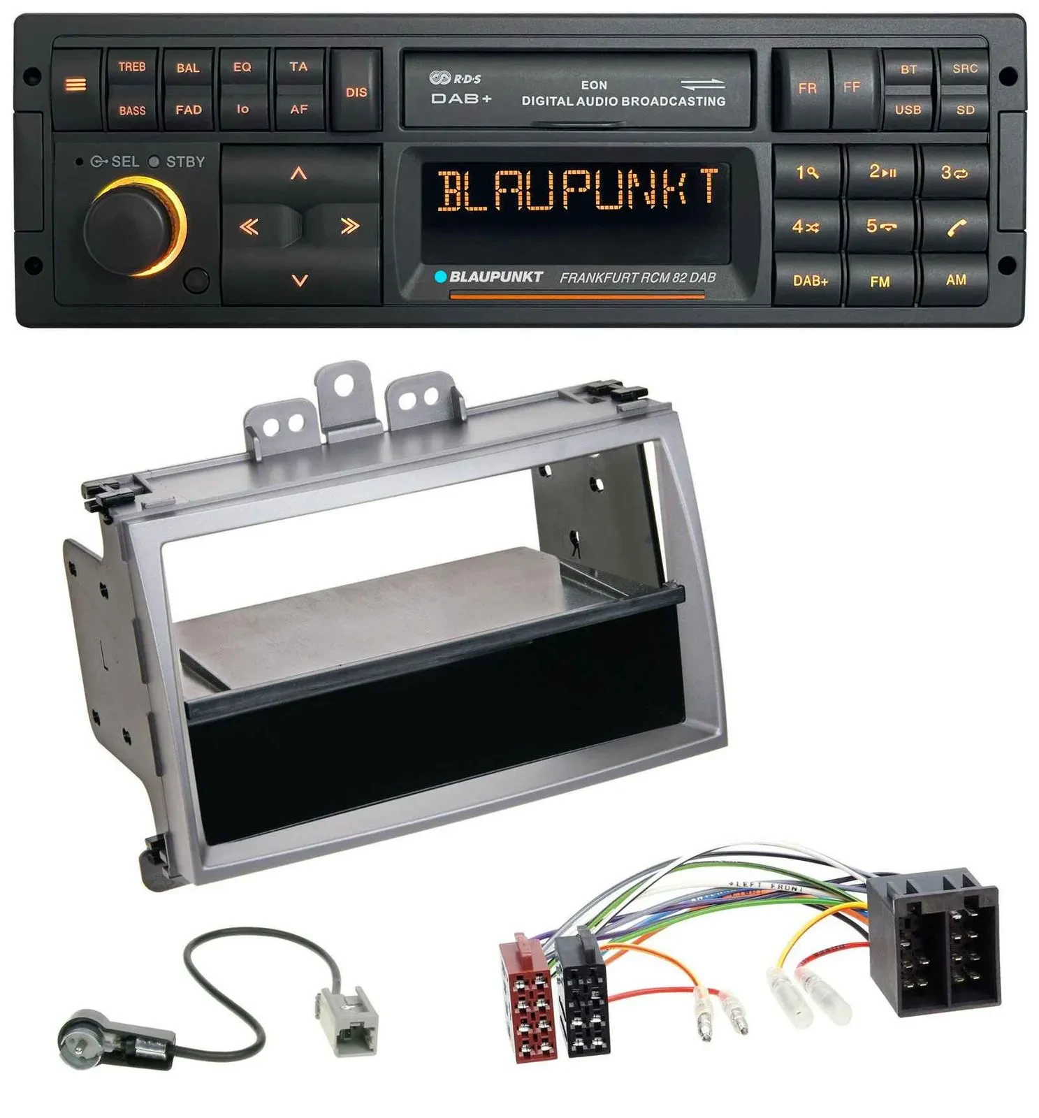 Blaupunkt USB DAB SD MP3 Bluetooth Autoradio für Hyundai i20 (08-11) Ablagefach