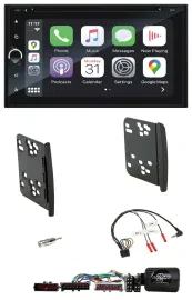 Blaupunkt DAB Lenkrad TMC Bluetooth USB 2DIN Navigation für Ford Focus Galaxy Mo