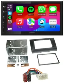 Kenwood MP3 USB DAB 2DIN Bluetooth Autoradio für Suzuki Swift (2005-2010)
