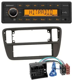 Continental 1DIN USB AUX MP3 Autoradio für Seat Mii (ab 2011)
