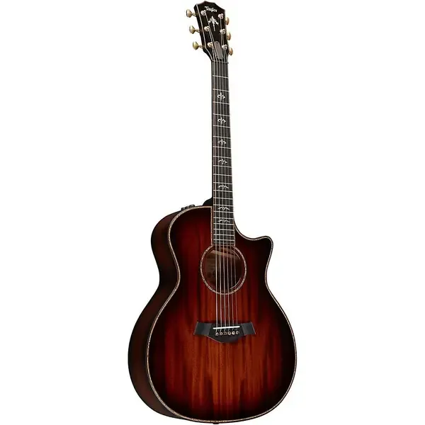 Электроакустическая гитара Taylor Custom #41 Neo-Tropical Mahogany Grand Auditorium Shaded Edge Burst